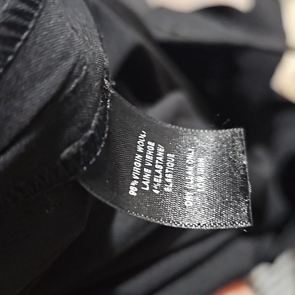 Lafayette 148 New York Black‎ Pants Pleated Size 6 Irving - Picture 5 of 6